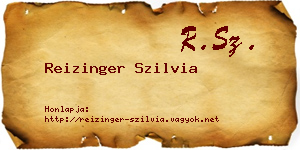 Reizinger Szilvia névjegykártya